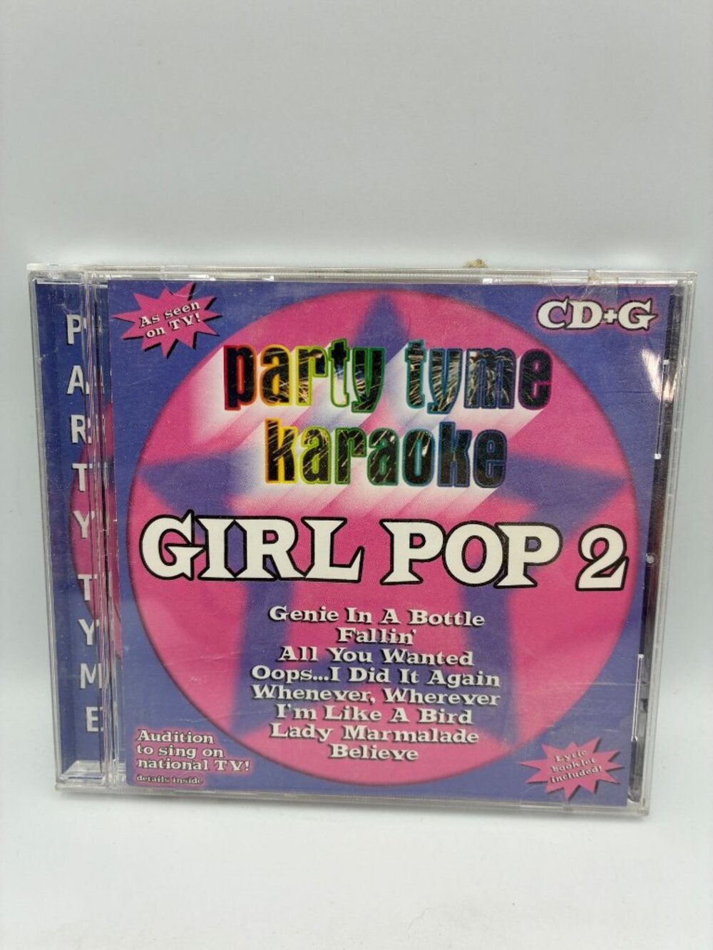 Party Tyme Karaoke CD+G Girl Pop 2 Sing-Along Hits (2002)